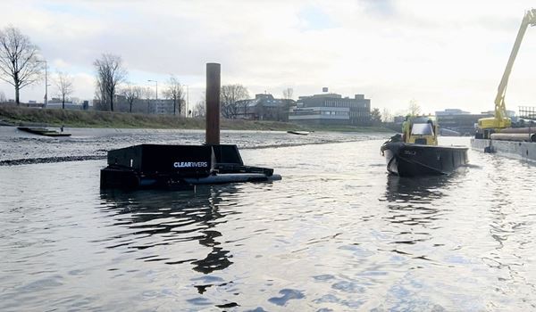Grootste plasticvanger van Nederland in Schiedam aangelegd 